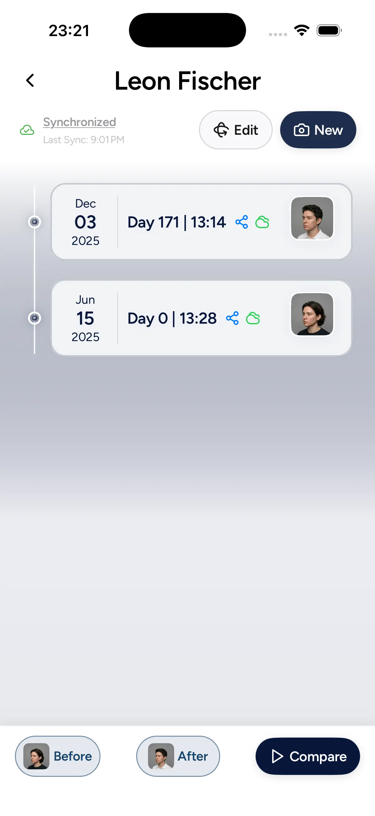 Documentation via evooia app